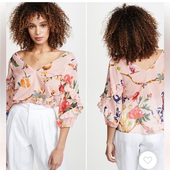 Tanya Taylor NEW Margarita Boho Top Size 22 - Picture 1 of 8